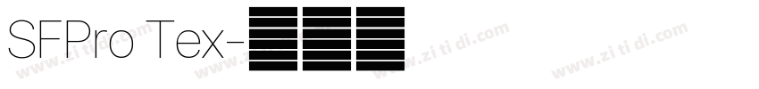 SFPro Tex字体转换
